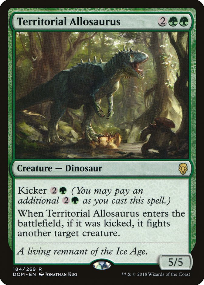 Territorial Allosaurus [Dominaria] | Local Legends