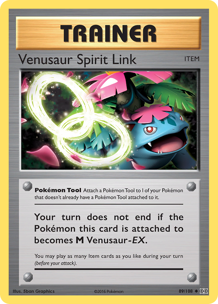 Venusaur Spirit Link (89/108) [XY: Evolutions] | Golgari Games