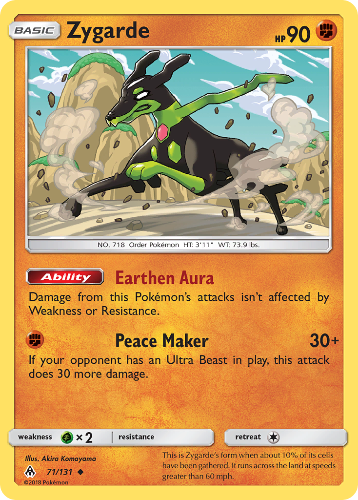 Zygarde (71/131) [Sun & Moon: Forbidden Light] | Golgari Games