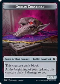 Goblin Construct // Kor Warrior Double-sided Token [Zendikar Rising Tokens] | Local Legends