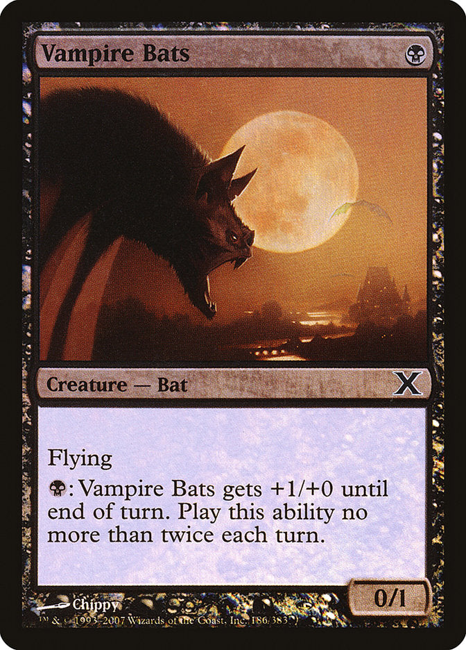Vampire Bats (Premium Foil) [Tenth Edition] | Local Legends