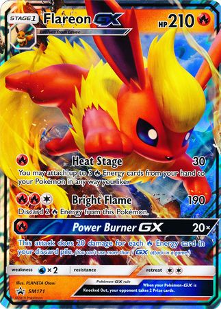 Flareon GX (SM171) (Jumbo Card) [Sun & Moon: Black Star Promos] | Golgari Games