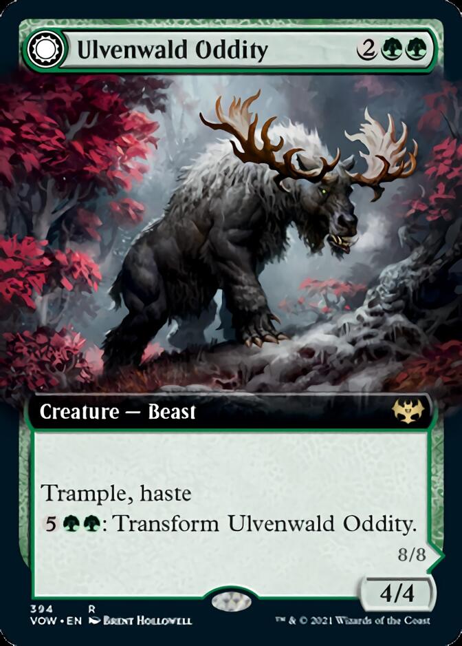 Ulvenwald Oddity // Ulvenwald Behemoth (Extended Art) [Innistrad: Crimson Vow] | Golgari Games