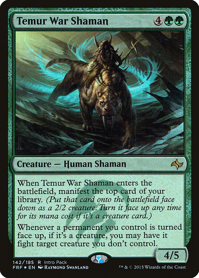 Temur War Shaman (Intro Pack) [Fate Reforged Promos] | Local Legends