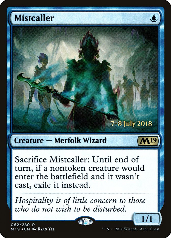 Mistcaller [Core Set 2019 Prerelease Promos] | Golgari Games