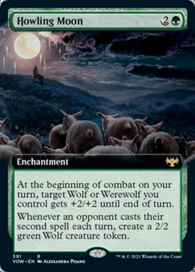 Howling Moon (Extended Art) [Innistrad: Crimson Vow] | Local Legends