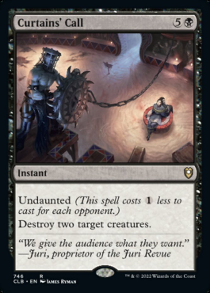 Curtains' Call [Commander Legends: Battle for Baldur's Gate] | Local Legends