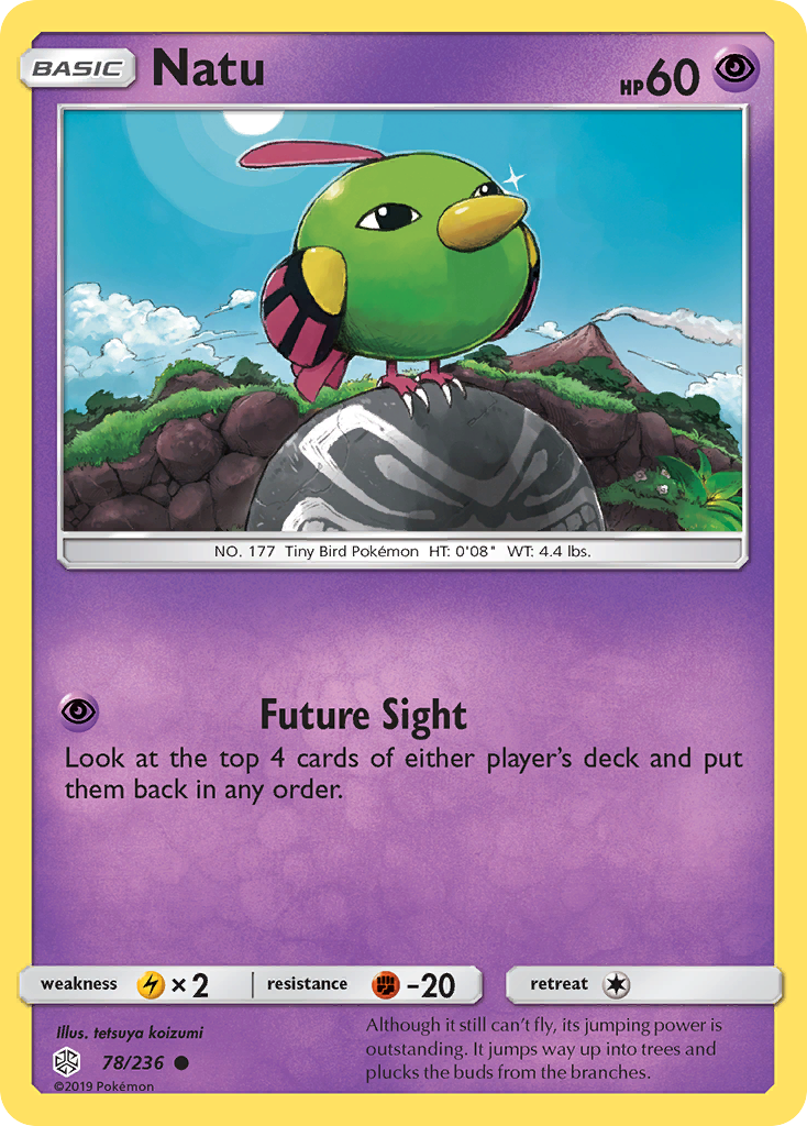 Natu (78/236) [Sun & Moon: Cosmic Eclipse] | Golgari Games