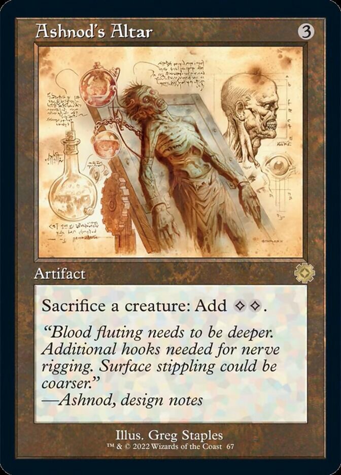 Ashnod's Altar (Retro Schematic) [The Brothers' War Retro Artifacts] | Local Legends