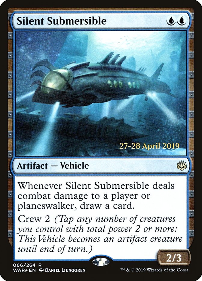 Silent Submersible [War of the Spark Prerelease Promos] | Golgari Games