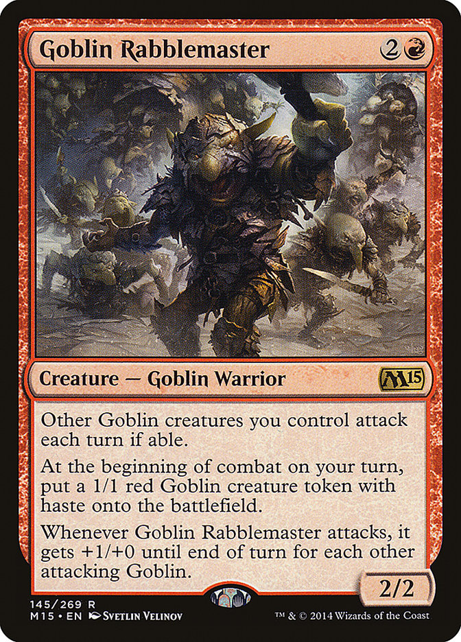 Goblin Rabblemaster [Magic 2015] | Golgari Games