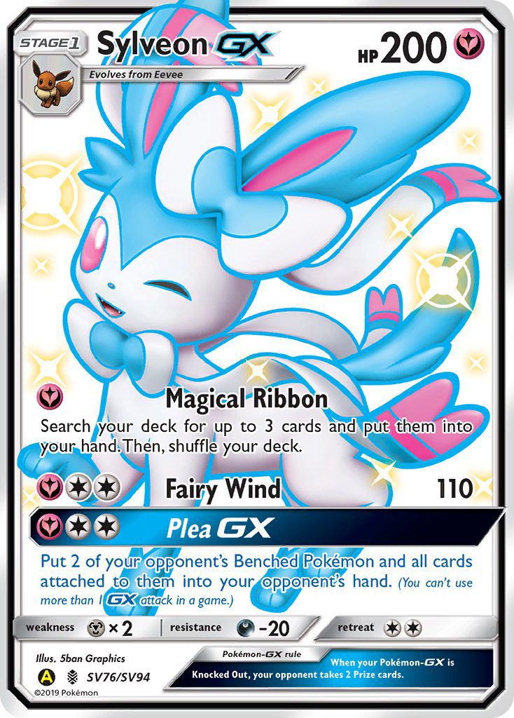 Sylveon GX (SV76/SV94) [Sun & Moon: Hidden Fates - Shiny Vault] | Golgari Games