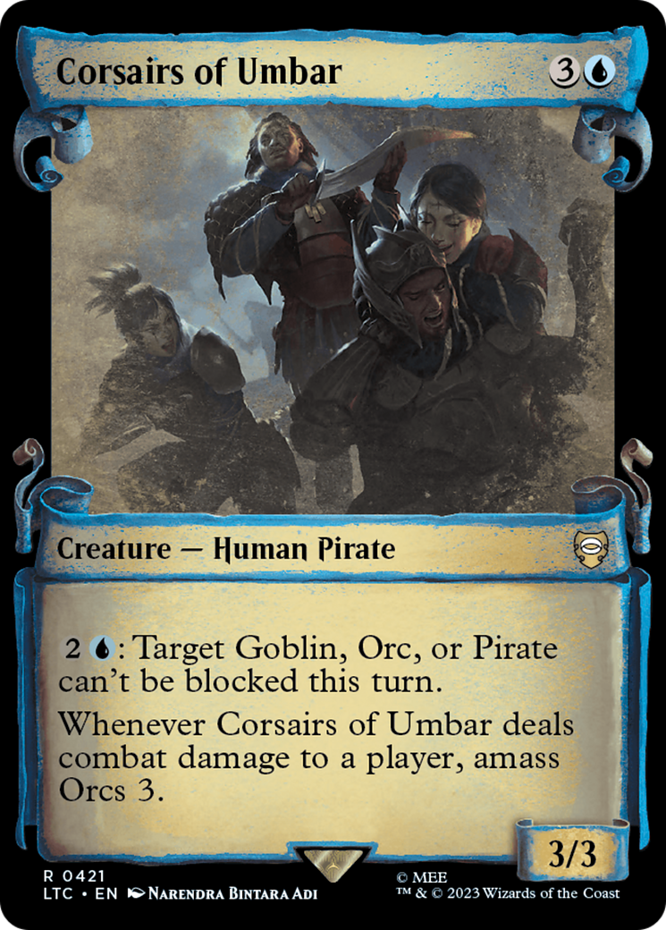 Corsairs of Umbar [The Lord of the Rings: Tales of Middle-Earth Commander Showcase Scrolls] | Golgari Games