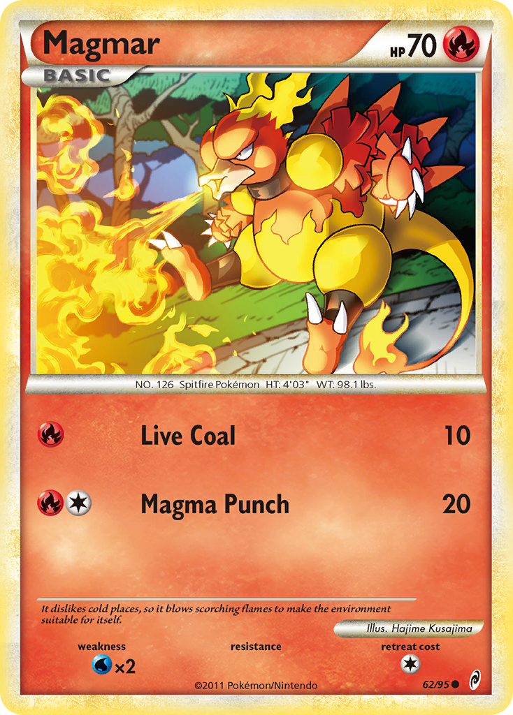 Magmar (62/95) [HeartGold & SoulSilver: Call of Legends] | Golgari Games