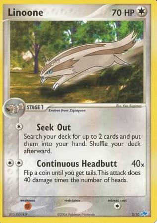 Linoone (3/10) [EX: Trainer Kit - Latios] | Golgari Games