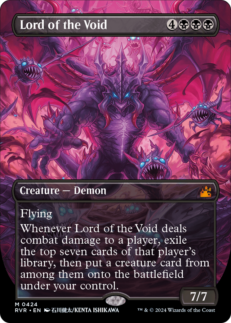 Lord of the Void (Anime Borderless) [Ravnica Remastered] | Golgari Games