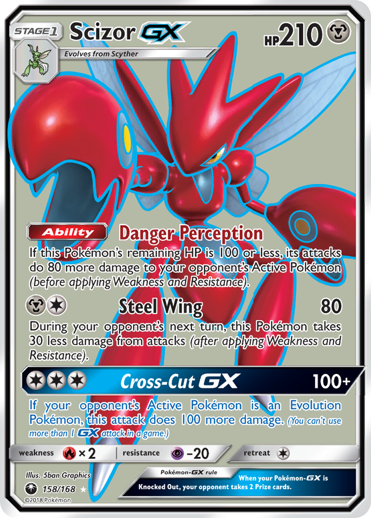 Scizor GX (158/168) [Sun & Moon: Celestial Storm] | Golgari Games