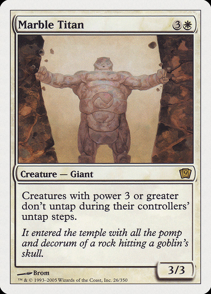Marble Titan [Ninth Edition] | Local Legends