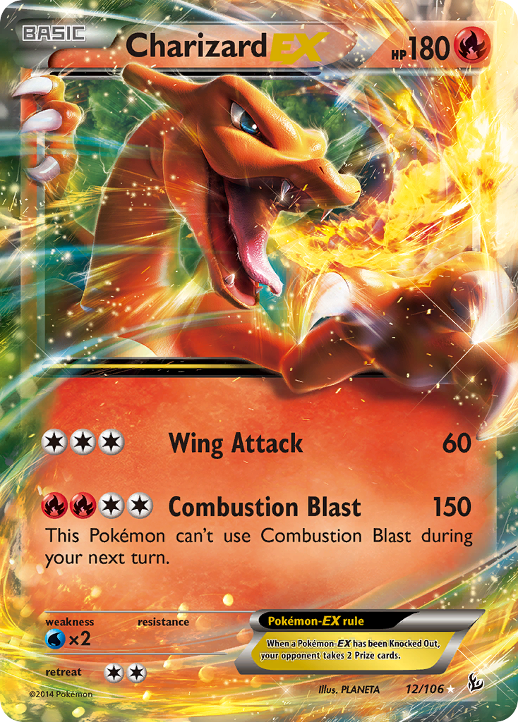 Charizard EX (12/106) [XY: Flashfire] | Golgari Games