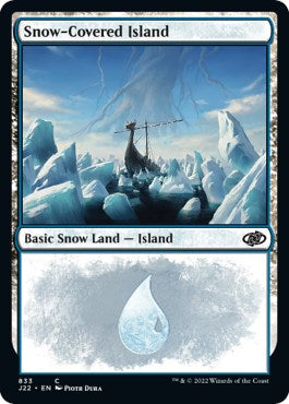 Snow-Covered Island [Jumpstart 2022] | Golgari Games