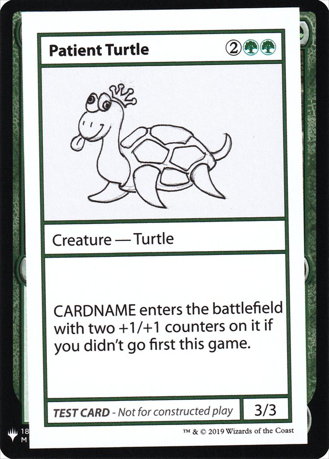 Patient Turtle [Mystery Booster Playtest Cards] | Golgari Games