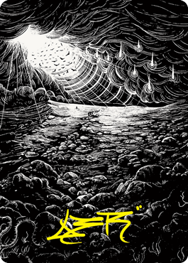 Plains 2 Art Card (Gold-Stamped Signature) [Innistrad: Crimson Vow Art Series] | Local Legends