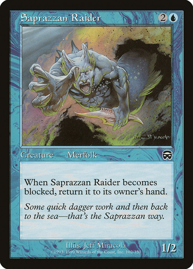 Saprazzan Raider [Mercadian Masques] | Golgari Games