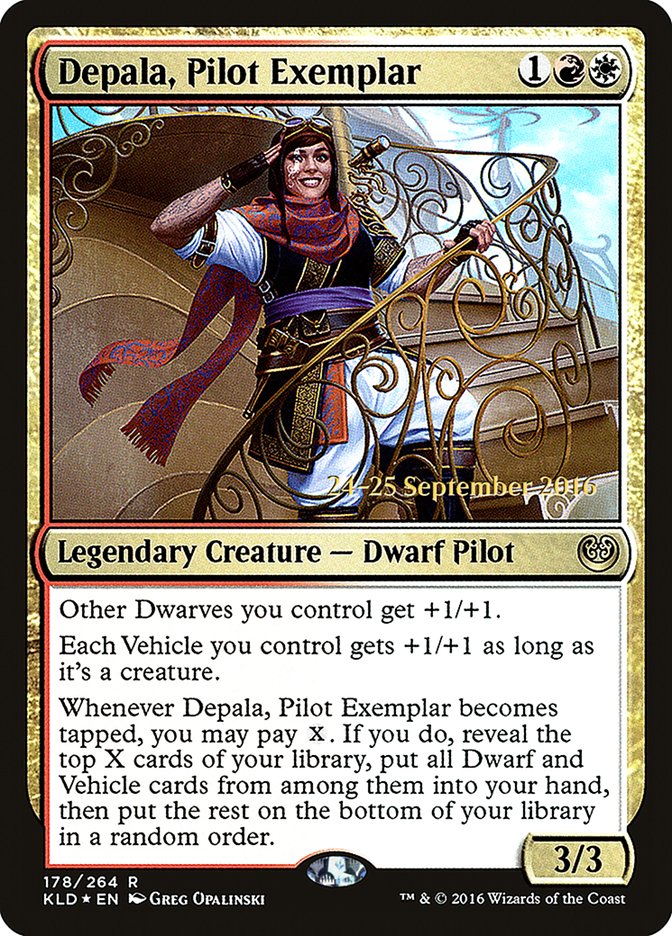 Depala, Pilot Exemplar [Kaladesh Prerelease Promos] | Golgari Games