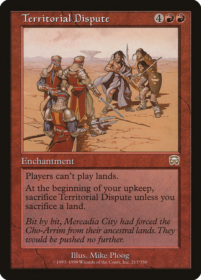Territorial Dispute [Mercadian Masques] | Local Legends