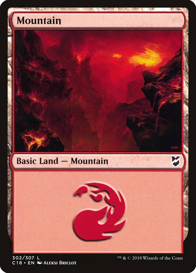 Mountain (302) [Commander 2018] | Local Legends