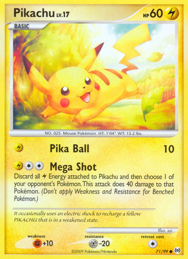 Pikachu (71/99) [Platinum: Arceus] | Golgari Games