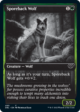 Sporeback Wolf [Innistrad: Double Feature] | Golgari Games