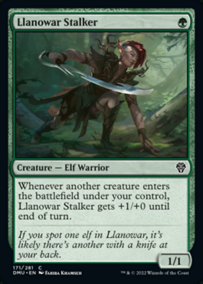 Llanowar Stalker [Dominaria United] | Local Legends