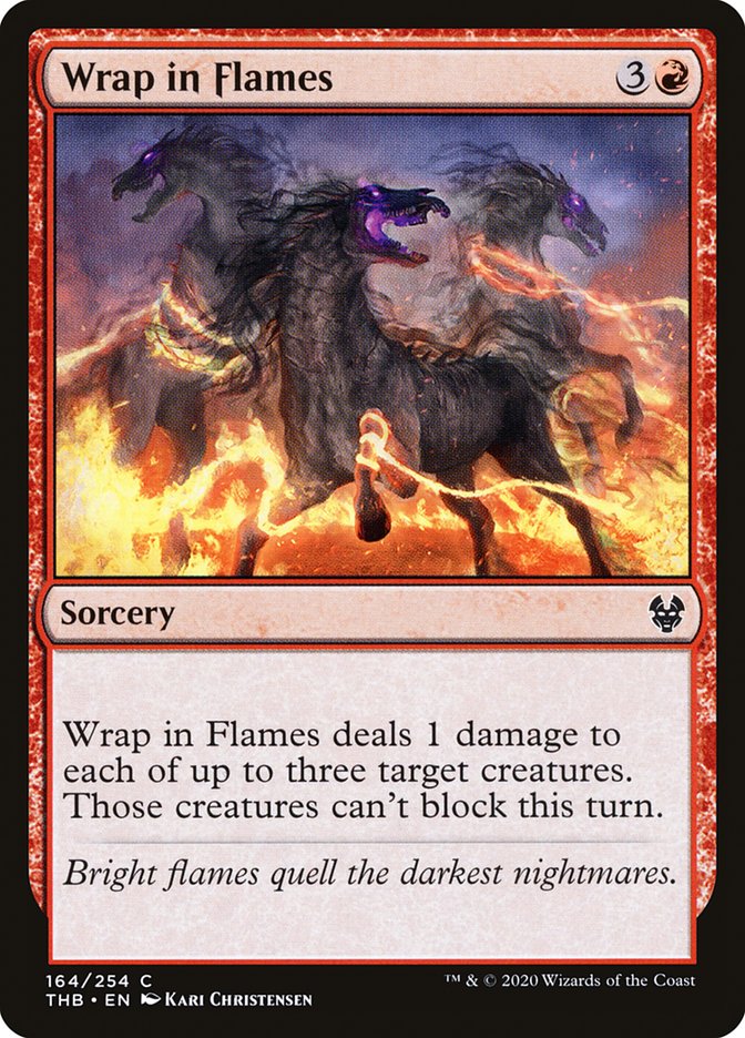 Wrap in Flames [Theros Beyond Death] | Golgari Games