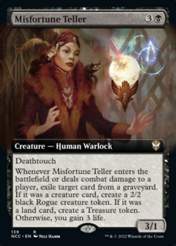 Misfortune Teller (Extended Art) [Streets of New Capenna Commander] | Local Legends