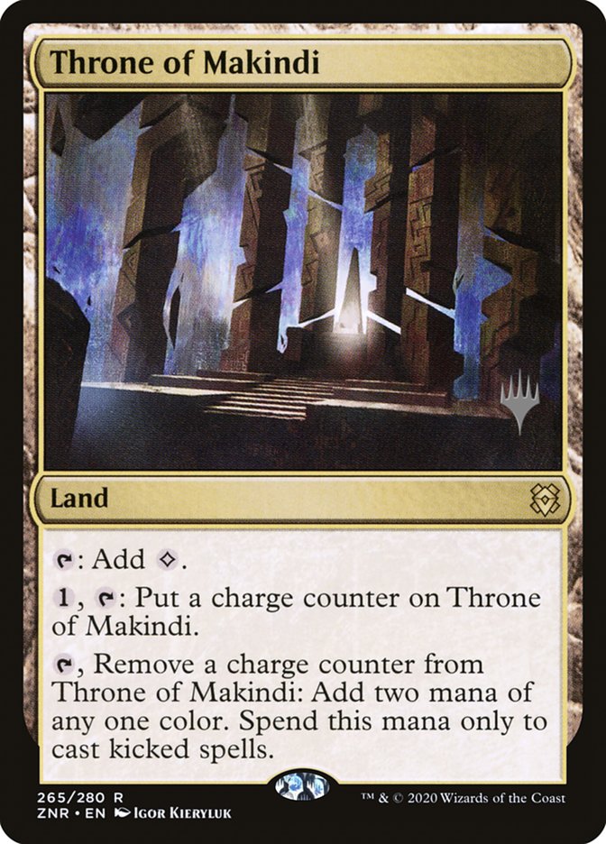 Throne of Makindi (Promo Pack) [Zendikar Rising Promos] | Golgari Games