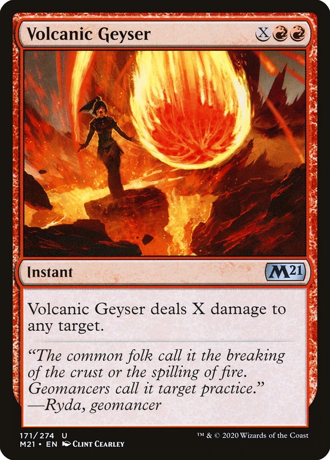 Volcanic Geyser [Core Set 2021] | Golgari Games