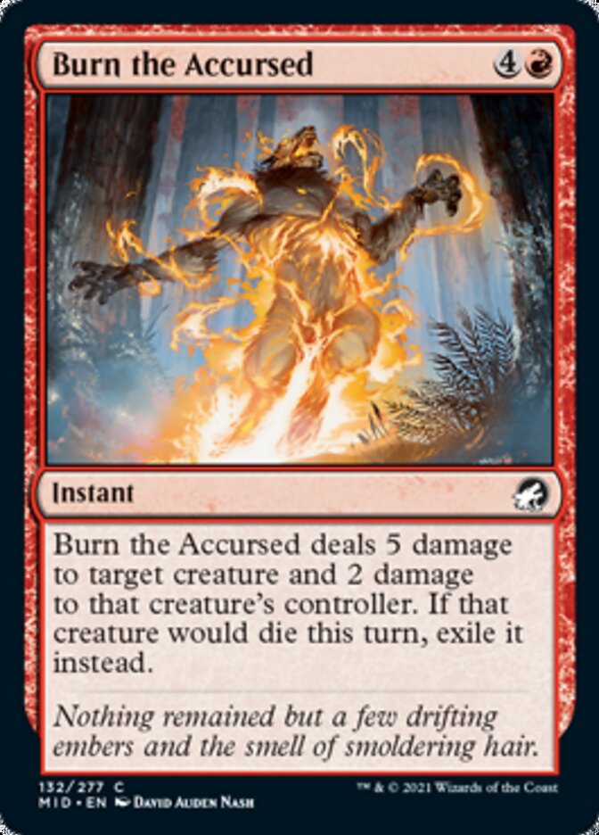 Burn the Accursed [Innistrad: Midnight Hunt] | Golgari Games