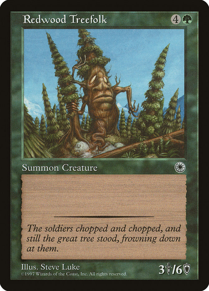 Redwood Treefolk [Portal] | Golgari Games