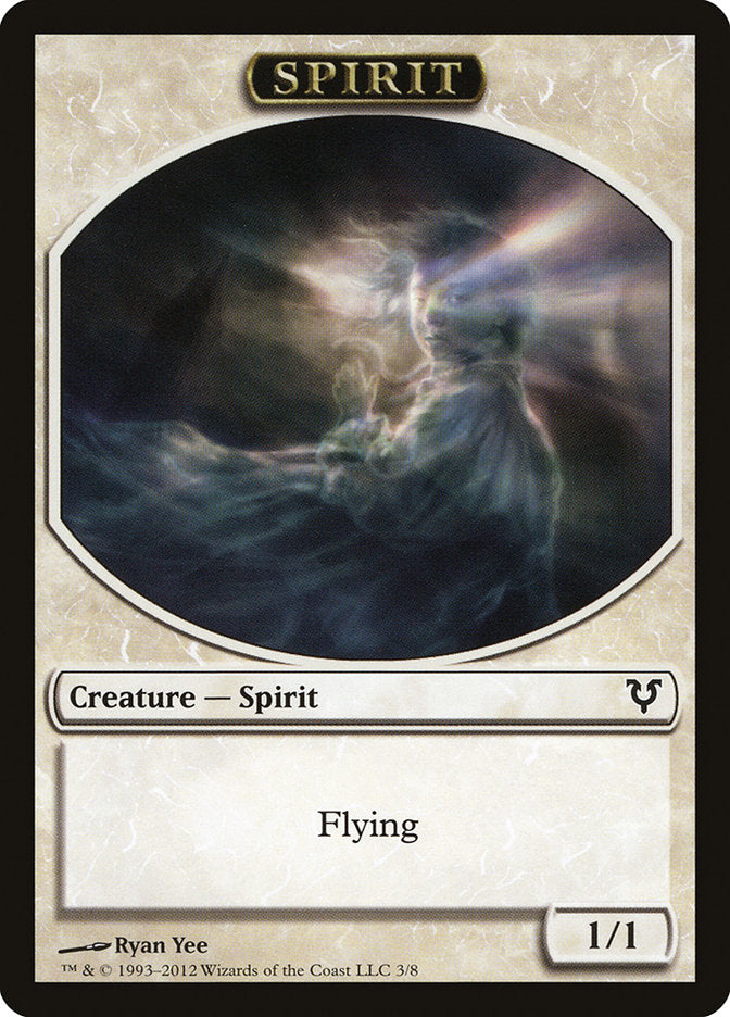 Spirit Token (3/8) [Avacyn Restored Tokens] | Golgari Games