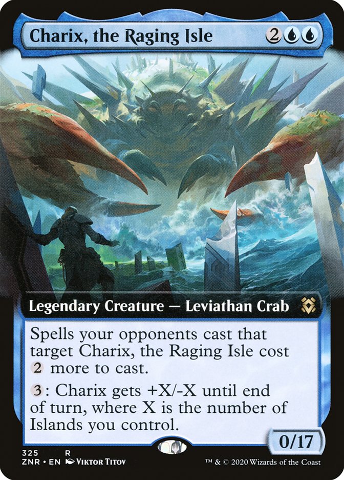 Charix, the Raging Isle (Extended Art) [Zendikar Rising] | Local Legends