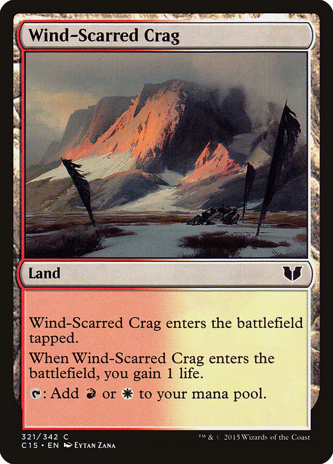 Wind-Scarred Crag [Commander 2015] | Golgari Games