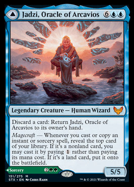 Jadzi, Oracle of Arcavios // Journey to the Oracle [Strixhaven: School of Mages] | Local Legends