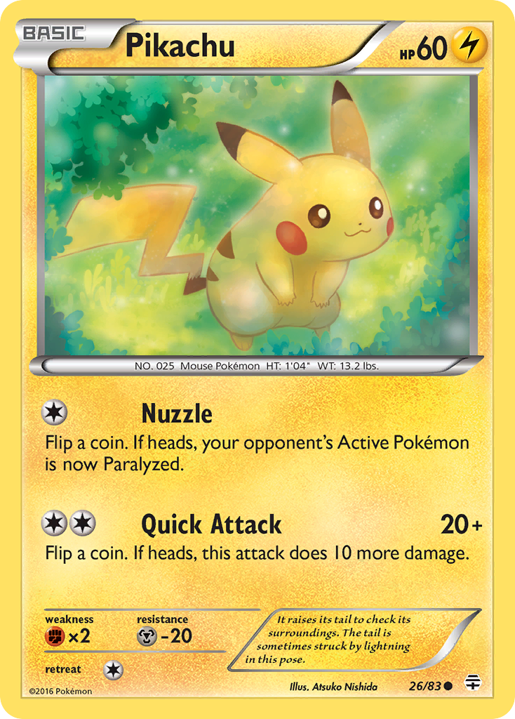 Pikachu (26/83) [XY: Generations] | Golgari Games