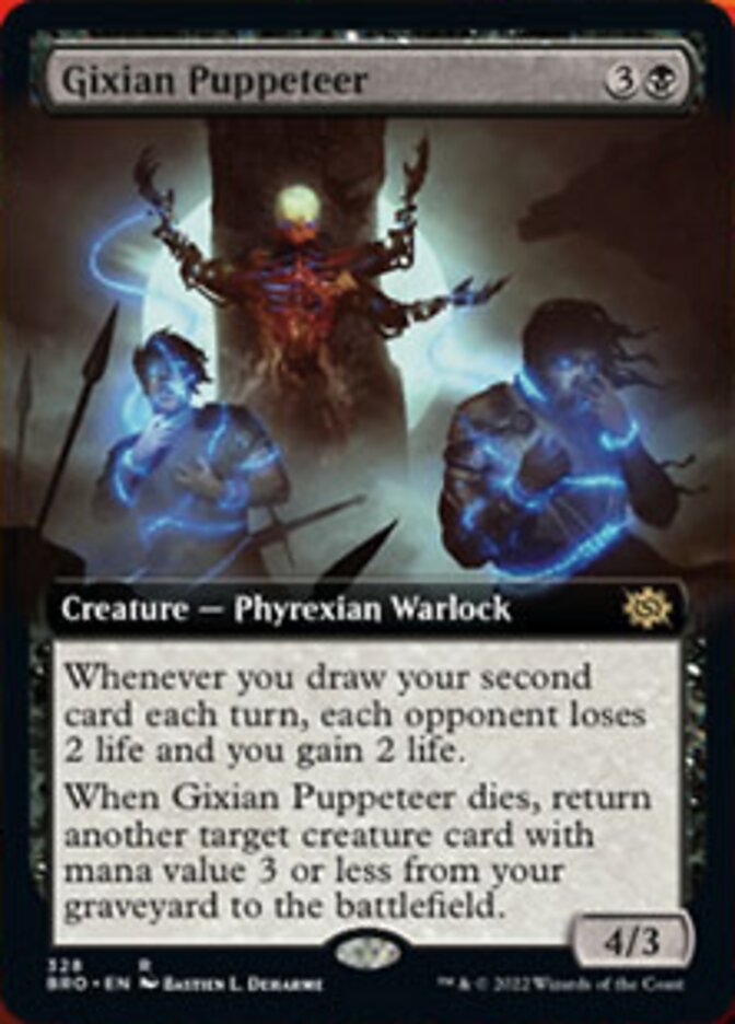 Gixian Puppeteer (Extended Art) [The Brothers' War] | Golgari Games