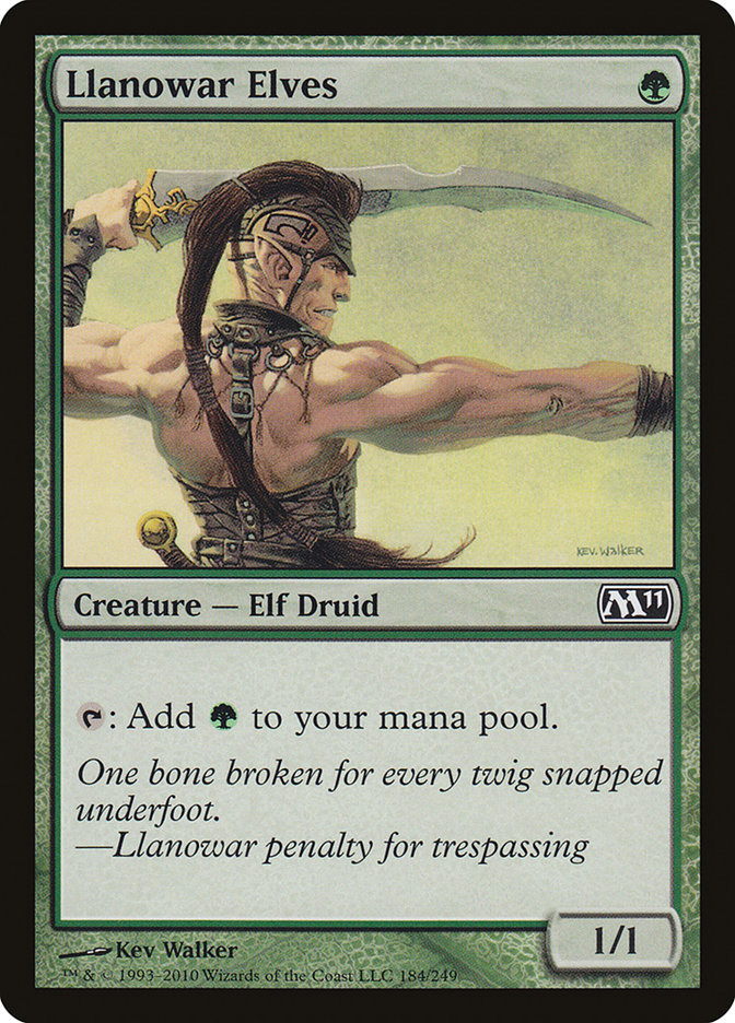 Llanowar Elves [Magic 2011] | Local Legends