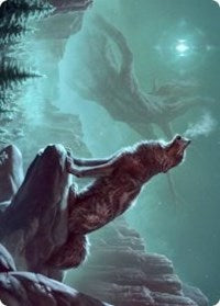 Sarulf's Packmate Art Card [Kaldheim Art Series] | Local Legends