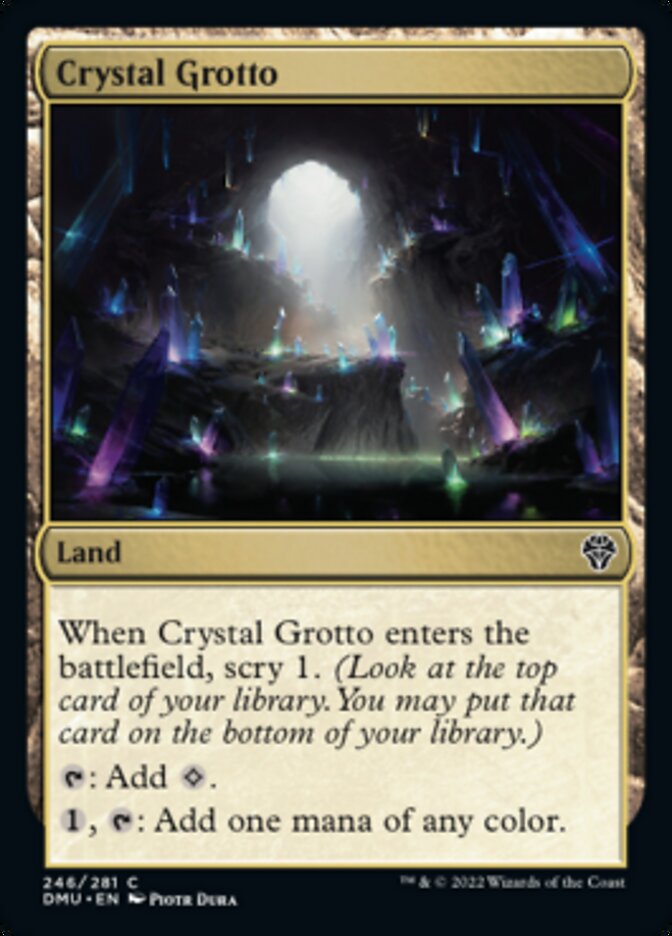 Crystal Grotto [Dominaria United] | Golgari Games