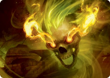 Flameskull Art Card [Dungeons & Dragons: Adventures in the Forgotten Realms Art Series] | Local Legends