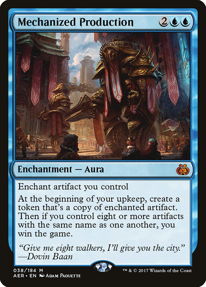 Mechanized Production [Aether Revolt] | Local Legends